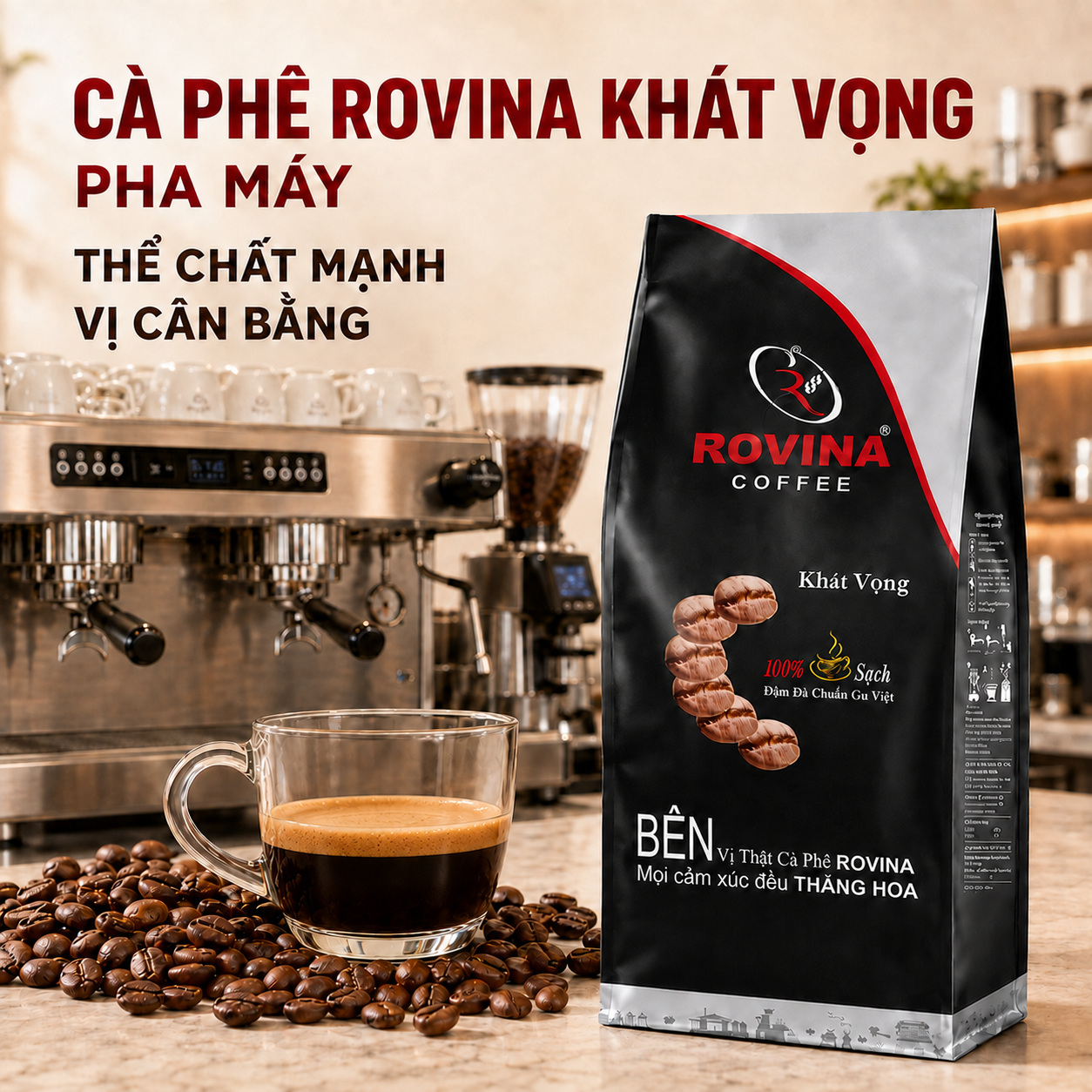 cà phê khát vọng pha máy cà phê khát vọng pha máy