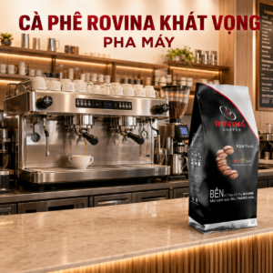 cà phê khát vọng pha máy