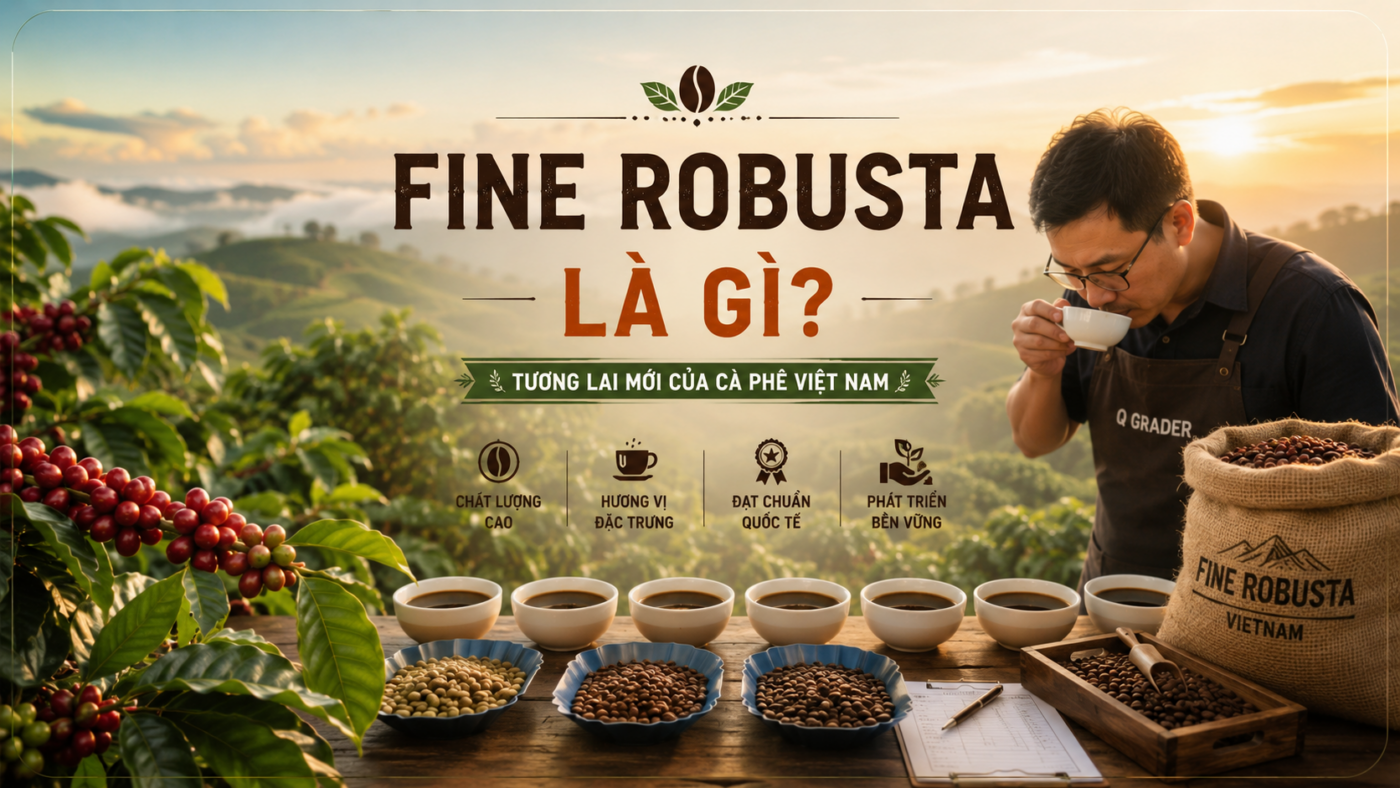 Fine Robusta là gì – Hạt cà phê Robusta chất lượng cao tại Việt Nam